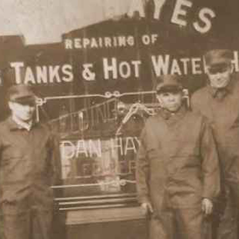 historical photo of Hayes Mechanical employees