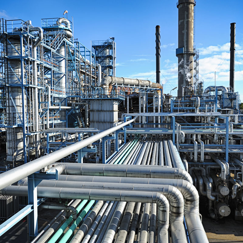 oil and gas plant